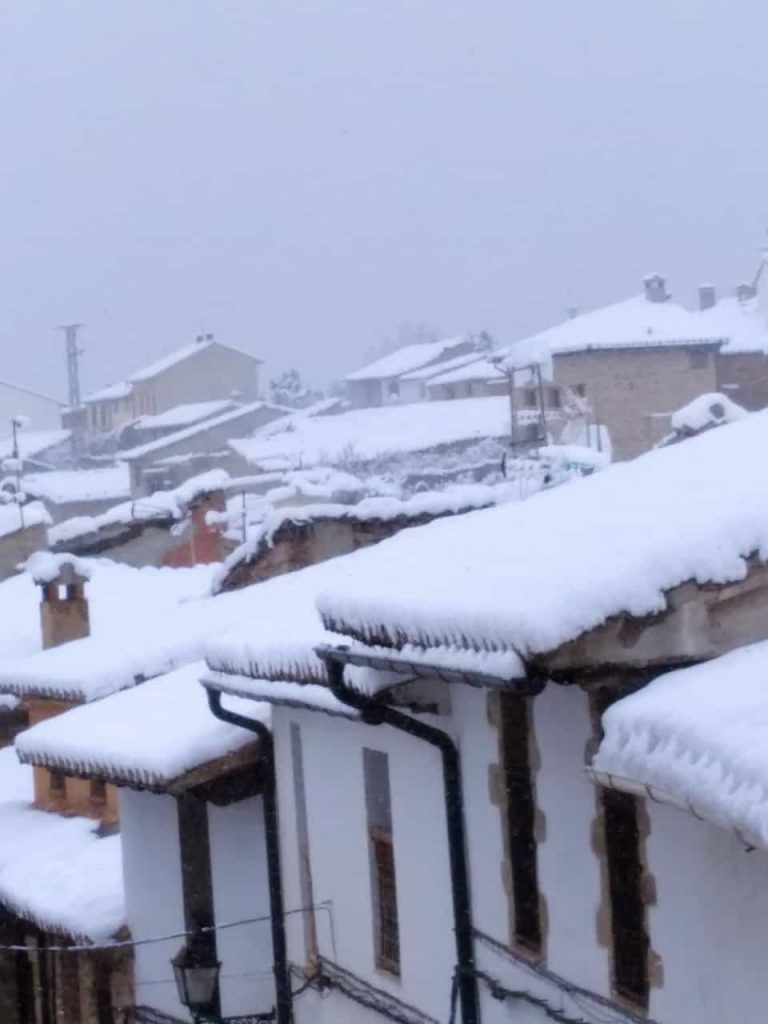 Imagen invernal de Fuentes