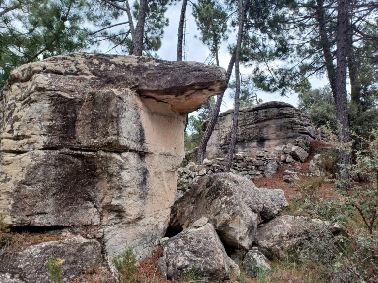 Formaciones de rodeno en el Pinar de fuentes
