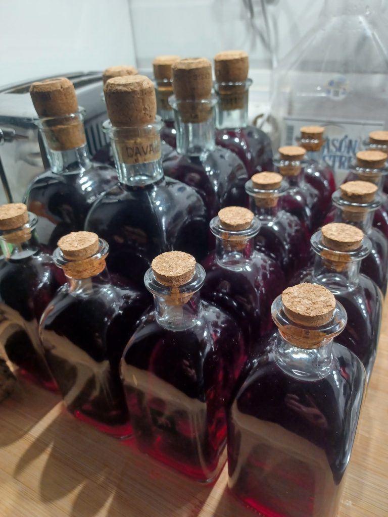 Embotellando pacharán